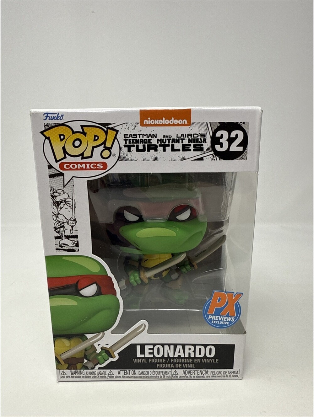 Funko Pop! Vinyl: Teenage Mutant Ninja Turtles - Leonardo - Diamond Comics...
